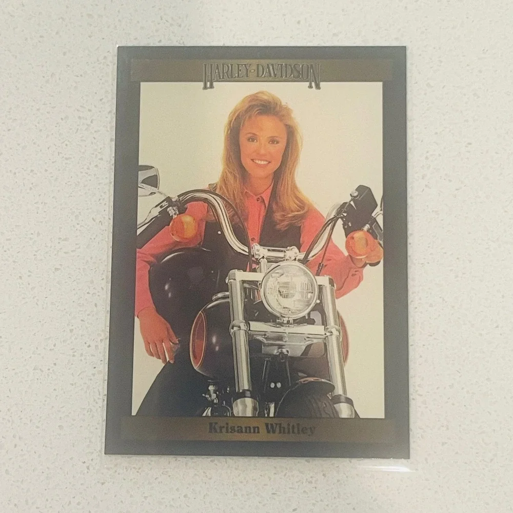 1992 Harley-Davidson Series 2 Krisann Whitley Card 180 Ms Harley-Davidson 1989